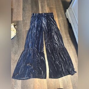 Natural life velvet wide leg pants size XL